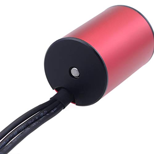 KingVal Replacement 2030 6500KV Waterproof Brushless Motor Shaft 2mm with 25A Brushless ESC and Program Card Combo Compatible with 1/18 1/20 RC Car