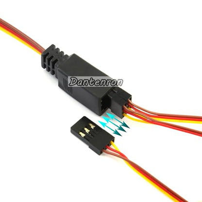 RC JR Style Servo Splitter Cable,1 Male to 2 3 4 5 6 Female Y Harness Leads Y Splitter Lead Wire for 1/8 1/10 1/24 Crawler Truck Car Airplane Drone Receiver Servo ESC (1 Male to 6 Female) - style: 1 Male to 6 Female