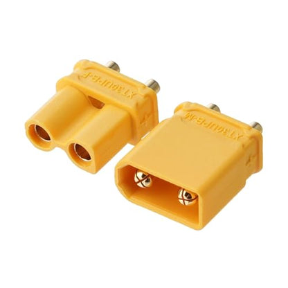 ELFCULB 10 Pairs Amass XT30UPB Connectors, XT30 Upgrade Male Female Connectors for Mini-UAV Robot (Yellow) - color: 10 Pairs XT30UPB