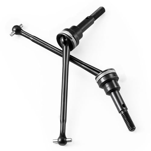 MORLORDY 2Pcs Front CVD Driveshafts Dogbone for 1/12 WL 12428 RC Off Road Truck Upgrade Parts