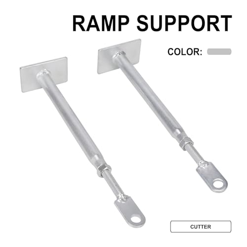 Loading Ramp Support Legs for Motorcycle,Dirt Bike,ATV,Truck,Pickup | 1 Pair Adjustable Ramp Support Bracket for Quad,Lawn Mower - size: 1 Pair