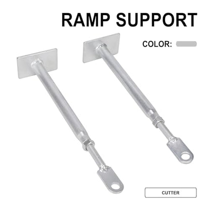 Loading Ramp Support Legs for Motorcycle,Dirt Bike,ATV,Truck,Pickup | 1 Pair Adjustable Ramp Support Bracket for Quad,Lawn Mower - size: 1 Pair