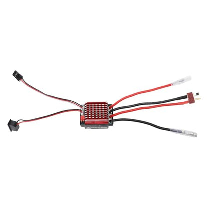 Keenso ESC Upgraded 320A Two Way Brushed ESC with Brake for 1/10 RC Cars Plastic Aluminum Alloy for Axial SCX10 Remote Control Vehicles