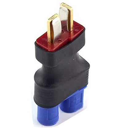 4pcs RC LiPo Battery Connector Adapter Compatible with EC3 to T Male Female Connectors ESC Charger(2 Pairs)