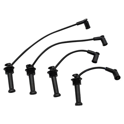 TRQ Ignition Spark Plug Wire Kit Set | For 2011-2015 Ford Fiesta Naturally Aspirated 1.6L - style: IWA69115