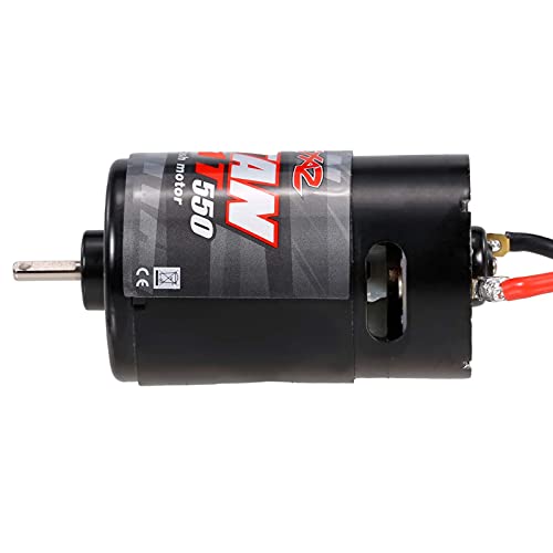 ACAGALA 550 21T Brushed Motor for 1/10 RC Trail Crawler Car HSP HPI Compatible with Wltoys Kyosho Brushed TRAXXAS TRX-4 TRX-6