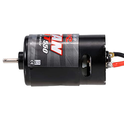 ACAGALA 550 21T Brushed Motor for 1/10 RC Trail Crawler Car HSP HPI Compatible with Wltoys Kyosho Brushed TRAXXAS TRX-4 TRX-6