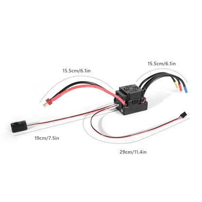 Readytosky RC 80A Brushless ESC 2-4S Waterproof Electric Speed Controller | For 1/8 RC Car Truck