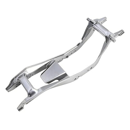 1/30 Aluminum Chassis Rails Frame for AXIAL SCX30 Ford Bronco 4X4 SCX30 Jeep Wrangler JLU 4X4 RC Crawler Car Upgrade Parts (Silver) - color: Silver