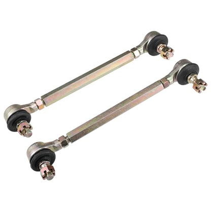 ACROPIX 14cm 5.51" Steering Tie Rod End Tie Rod Link Fit for 50cc 70cc 90cc 110cc 125cc 150cc ATV Quad Four Wheeler with Ball Joint Accessories - Pack of 2 - size: 140mm