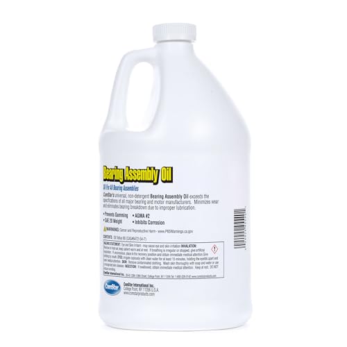 Bearing Assembly Lube Oil 1 gal SAE 20 Non-Detergent AGMA #2 Grade | Prevents Against Rust & Ware, Prevents Gumming, Long-Lasting Lubrication, Withstands Extreme Pressure, Made in USA - size: 1 Gallon