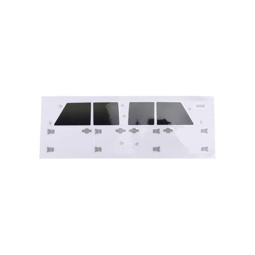 RC Car Body Shell, Polycarbonate Replacement Cover with LED Roof Lights, 27 X 10 X 9 Cm, Pressure Printed Truck Body for 1:16 Scale SCY16103PRO Off Road Racing (Gray) - color: Gray