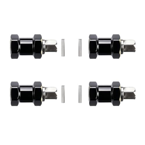 15mm Brass Hex Hub Extension Adapter Upgrade for 1/10 SCX10 D90 | Fit 1/10 Axial SCX10 & D90 crawler vehicles. Widen wheel track for stability. Solid brass durable RC modification parts. - size: 15mm