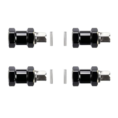 15mm Brass Hex Hub Extension Adapter Upgrade for 1/10 SCX10 D90 | Fit 1/10 Axial SCX10 & D90 crawler vehicles. Widen wheel track for stability. Solid brass durable RC modification parts. - size: 15mm