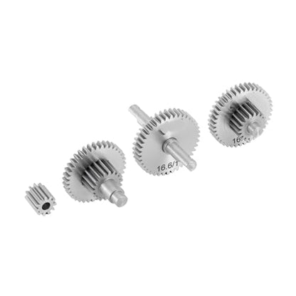RC Car Parts for TRX4M 1/18 4M-36 Stainless Steel Overdrive Underdrive Transmission Gear Pinion Set RC Crawler Car Upgrade Accessories RC Car Parts(Stock Gear) - size: Stock Gear