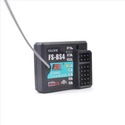 FS-BS4 4CH 2.4GHZ AFHDS 2A Receiver Compatible with FS-GT5 FS-IT4S RC Car Boat Transmitter Remote Control