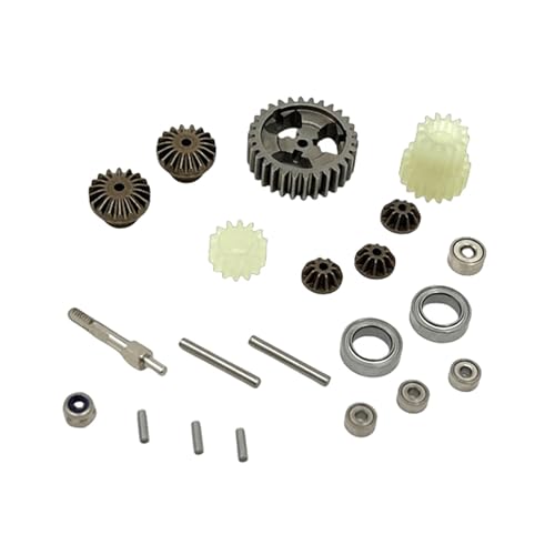 RC Car Gearbox Gear and Bearings Set RC Model Vehicle Parts Transmission Gear for Wltoys