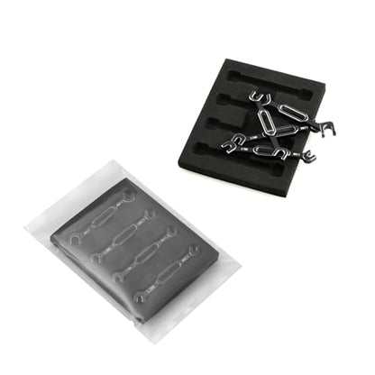 RC Car Wrench Remover Ball Breakers,4Pcs Wrench 3/3.2/3.5/3.7/4/5/5.5/6Mm Turnbuckle Nut Ball End Joint Remover Universal Tool for RC Car Drone Boat Ball Breakers (Black) - color: Black