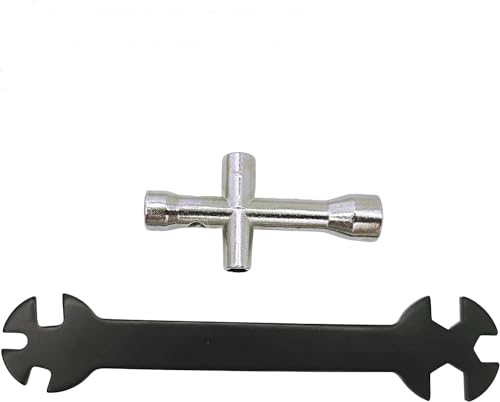RC Cross Wrenches Glow Plug Socket Hex Driver Hexagon Spanner Tool | RC Wrenches 4mm 5mm 5.5mm 7mm and Turnbuckle Wrench with 8mm 10mm 12mm 17mm for RC Cars Wheel Repair Maintenance Tools