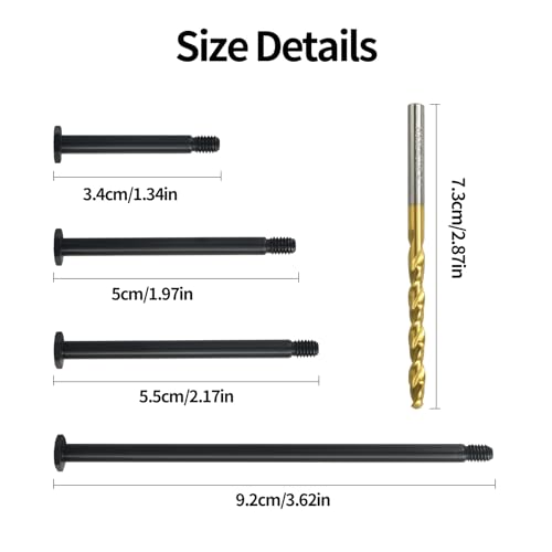 Suspension Screw Pin Set for TRAXXAS 1/5 X-MAXX 6S/8S / 1/6 XRT 8S Replacement Parts