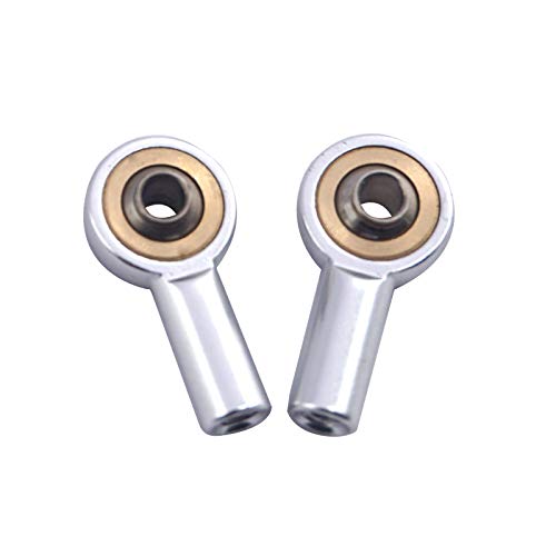 10Pcs ShareGoo Aluminum M2 Tie Rod End Ball Joint Link Ball Head Holder 2mm Steering Linkage Compatible with HSP Tamiya Mini 4WD RC Car Truck Crawler Boat Airplane