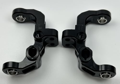 CNC RC10B7 Aluminum Caster Block Black for Team associated B7 B7D