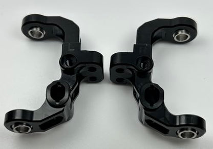 CNC RC10B7 Aluminum Caster Block Black for Team associated B7 B7D