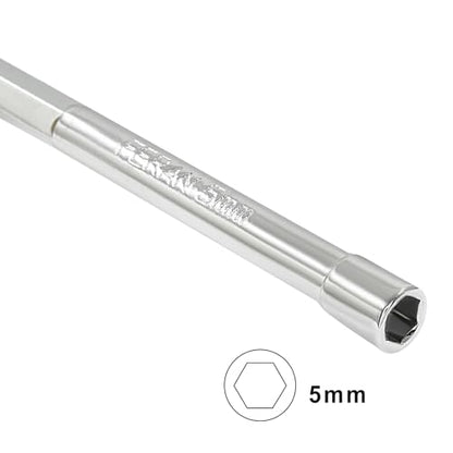 Bonsicoky 5mm Socket Wrench Screwdriver | High-Carbon Steel, Hex Nut Driver Key, Hand Tool, DIY & Hand-Making - size: 5mm