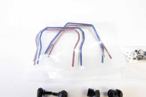 Full SWAY BAR Set (Blue) for 4x4 Slash, Rustler