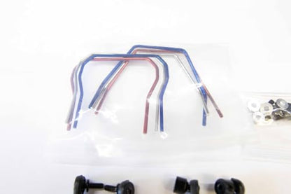 Full SWAY BAR Set (Blue) for 4x4 Slash, Rustler