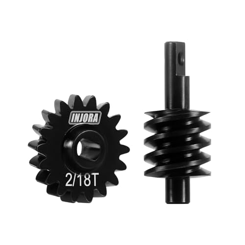 INJORA 18T Underdrive Worm Differential Axle Gears for 1/24 SCX24 AX24 - size: 18T