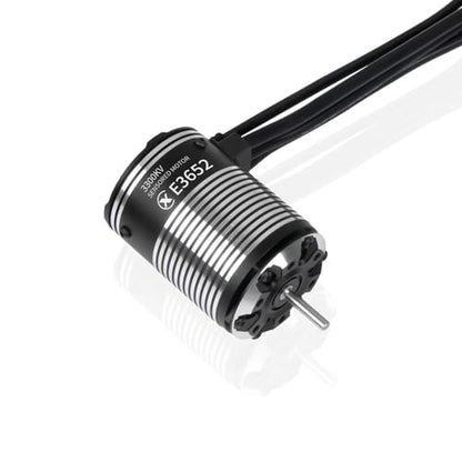 XC E3652 Sensored Brushless Motor for RC Car,2-3S Lipo,IP67 Water Proof,Applicable to:1/10 On-Road,Off-Road,Short Course(Light Load) (3300KV) - style: 3300KV