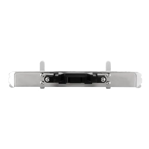 INJORA CNC Aluminum Bumper with Dual Exhaust for 1/18 TRX4M High Trail F150 - size: Front&Rear
