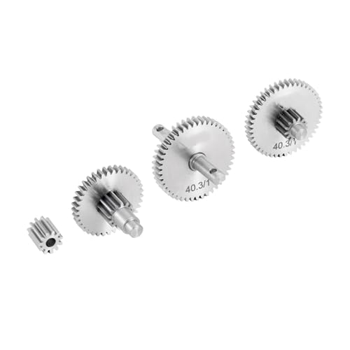 RC Upgrade Accessories for TRX4M 1/18 4M-36 Stainless Steel Overdrive Underdrive Transmission Gear Pinion Set RC Crawler Car Upgrade Accessories RC Car Parts(Underdrive Gear 1) - size: Underdrive Gear 1