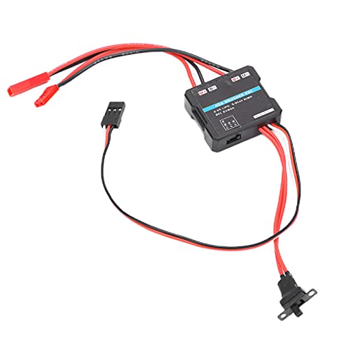 Electronic Speed Controller, Water Proof Plastic 40A Brushed ESC for 1/16 RC Car 1/18 RC Car Upgrade
