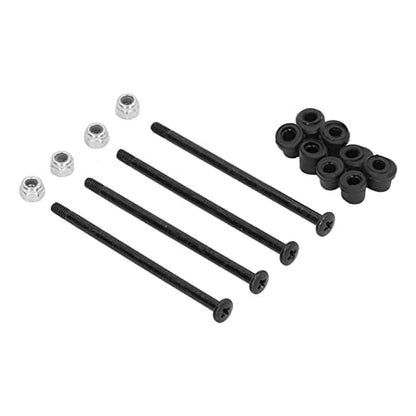 RC Screw Kit, High Precision Steel Components for RC Crawler Upgrades, Steel RC Crawler Parts, Durable Screws, Nuts, Shaft Sleeves for 144010 144002 124016 124017 Cars Repair and Performance