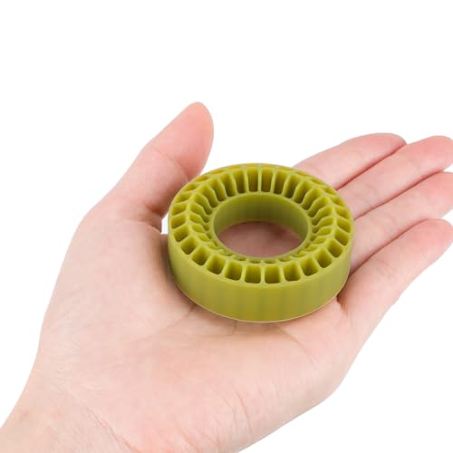 1.0 tire inserts, silicone inserts 1.0 Silicone Rubber Tire Inserts for RC TRX4M SCX24 Fcx24 Ax24 1/18 1/24 RC Crawler Wheels Tire Foam Fill Kit for OD 58-63mm (Green) - color: Green