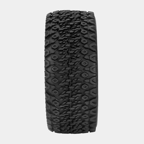 fujita 1/10 RC Racing Short Course Truck Tire & Off-Road Tyre Set Competible for ARRMA SENTON 3S Traxxas Slash4X4 Losi Tenacity Redcat HPI HSP RC Hort Course Truck Car（Black C） - color: Black C