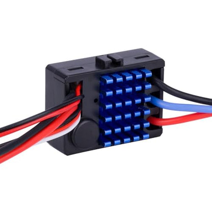 35A Waterproof Sensorless Brushless ESC with 5V/2A BEC Upgrade Speed Controller for 1/16 & 1/18 RC Off-Road Vehicles