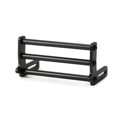 LCG Bumper Aluminum Alloy RC Front Bumper Bull Bars for 1/10 RC Crawler Gspeed SCX10 TRX4 Upgrade (Black)