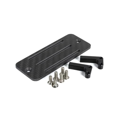 RC Car Accessories Battery Tray ESC Receiver Mount for 1/10 RC Crawler Cheater Rigs Fimonda for LCG for Chassis Lower Center of Gravity Rails