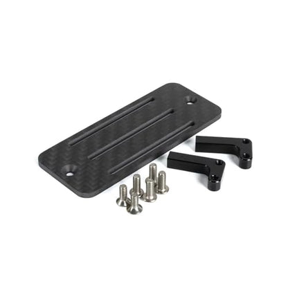 Battery Tray ESC Receiver Mount for 1/10 RC Crawler Cheater Rigs Fimonda for LCG for Chassis Lower Center of Gravity Rails RC Accessories