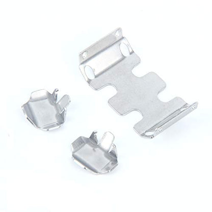 LCX Racing 1/24th RC Crawler Car Stainless Steel Skid Plate Axle Guard Protector, Skid Plate Armor & Axle Guard for Axial SCX24, Upgrades Parts Accessories