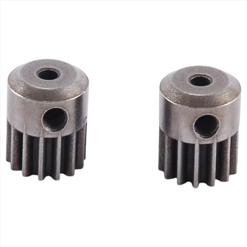 Compatible with MJX for Hyper Go 16207 16208 16209 16210 H16 H16E H16P 1/16 RC Car Spare Parts 2Pcs Motor Gear Pinion Gear 16392 RC Assortment
