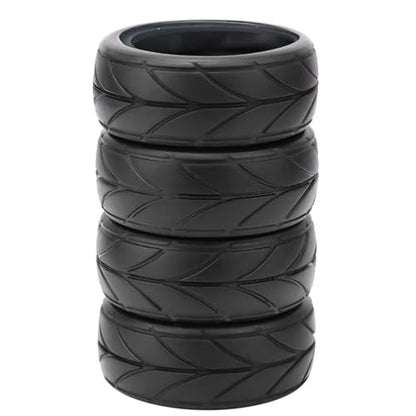 8pcs 1/10 RC Drift Tires 65 * 26mm for On Road Racing Car Drift RC Touring Car (Style A) - style: style A
