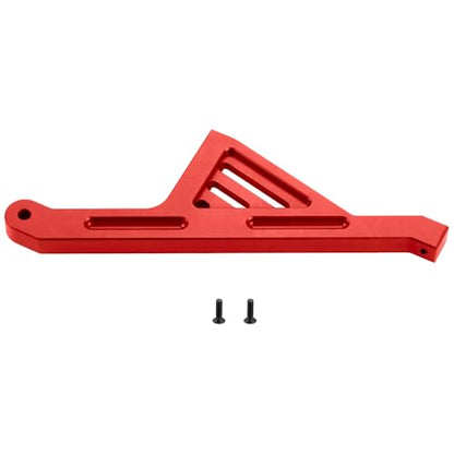 MOHERO Aluminum Alloy RC Rear Chassis Brace for 1/5 LOSI 5IVE-T 2.0 RC Truck Upgrade Part (Red) - color: Red - Rear