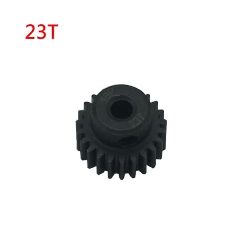 5-Pack Steel 48P Pinion Gear Sets 19T 20T 21T 22T 23T with Screws for 3.175mm (1/8-Inch) Shaft 1/10 RC Car Brushless Brush Motor - size: 19T 20T 21T 22T 23T