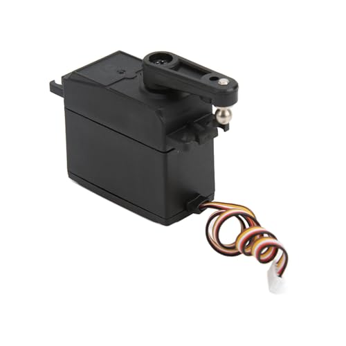 RC Car Steering Servo, 5 Wire Servo High Torque Metal Gear Steering Servo Motor with Servo Arm 104001 to 1923 for 104001 1/10 RC Car Spare Parts