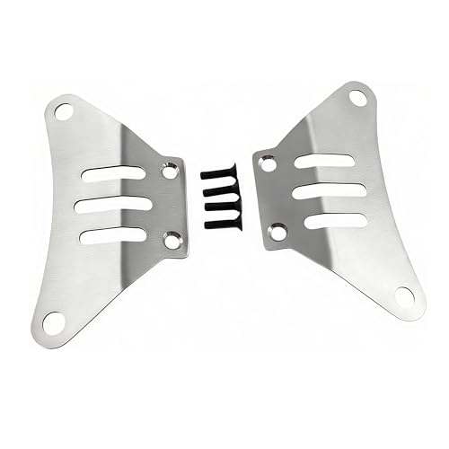 Stainless Steel Bumper Skid Plate Guard for Tamiya TT-02 1/10 RC Car | Front Rear,Upgrade Parts,Precision Fit,High Strength,Wear Resistant,Corrosion Resistant,Easy Installation