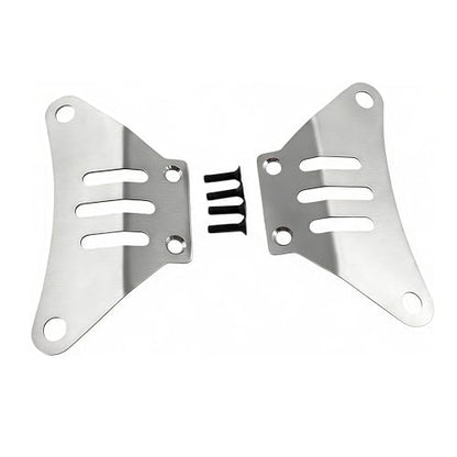 Stainless Steel Bumper Skid Plate Guard for Tamiya TT-02 1/10 RC Car | Front Rear,Upgrade Parts,Precision Fit,High Strength,Wear Resistant,Corrosion Resistant,Easy Installation